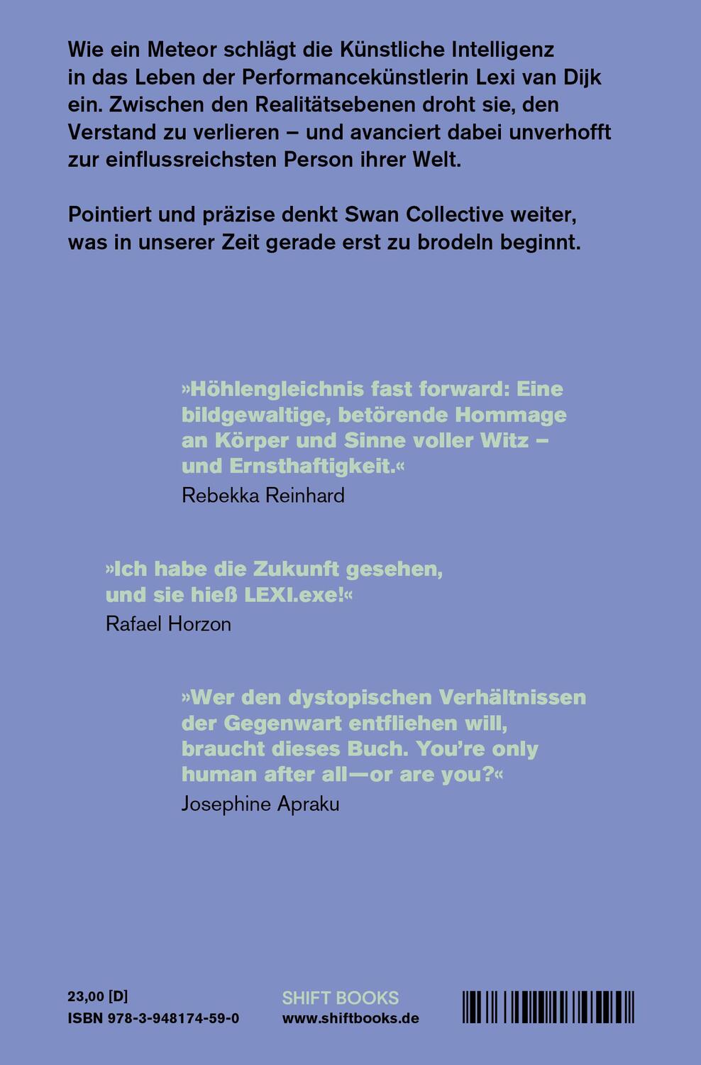 Rückseite: 9783948174590 | LEXI.exe | Swan Collective | Buch | 324 S. | Deutsch | 2024