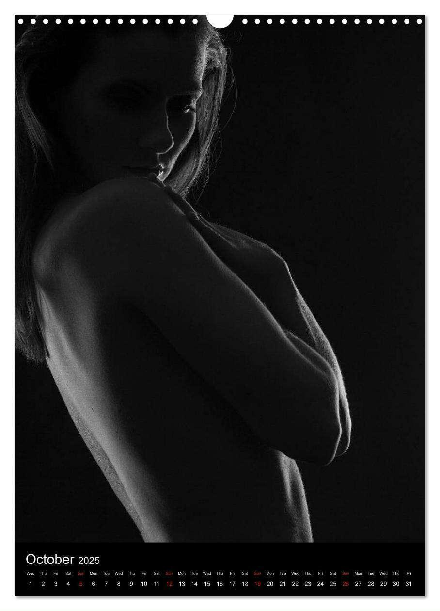 Bild: 9781325976850 | Erotic Silhouettes / UK-Version (Wall Calendar 2025 DIN A3...