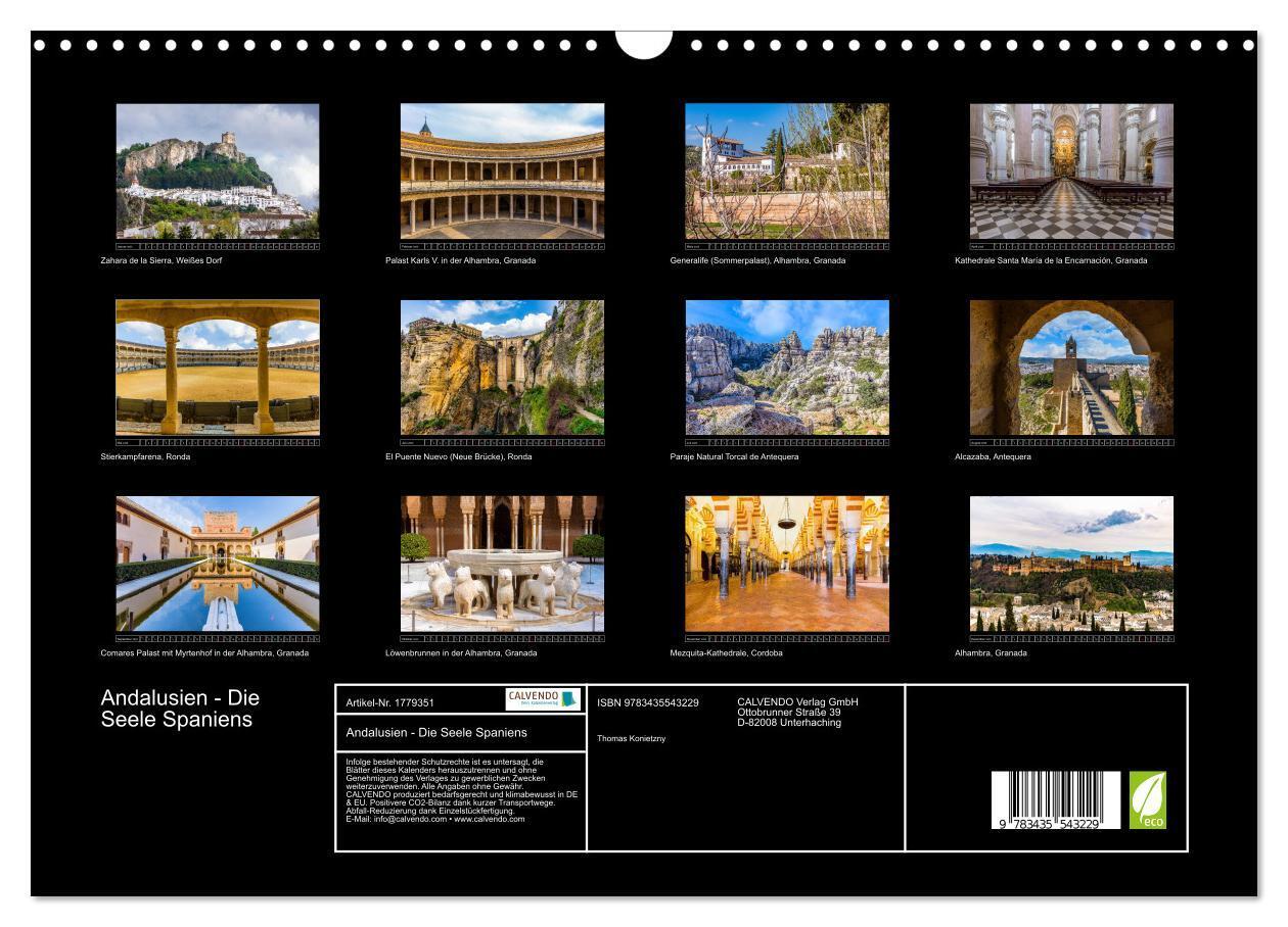 Bild: 9783435543229 | Andalusien - Die Seele Spaniens (Wandkalender 2025 DIN A3 quer),...