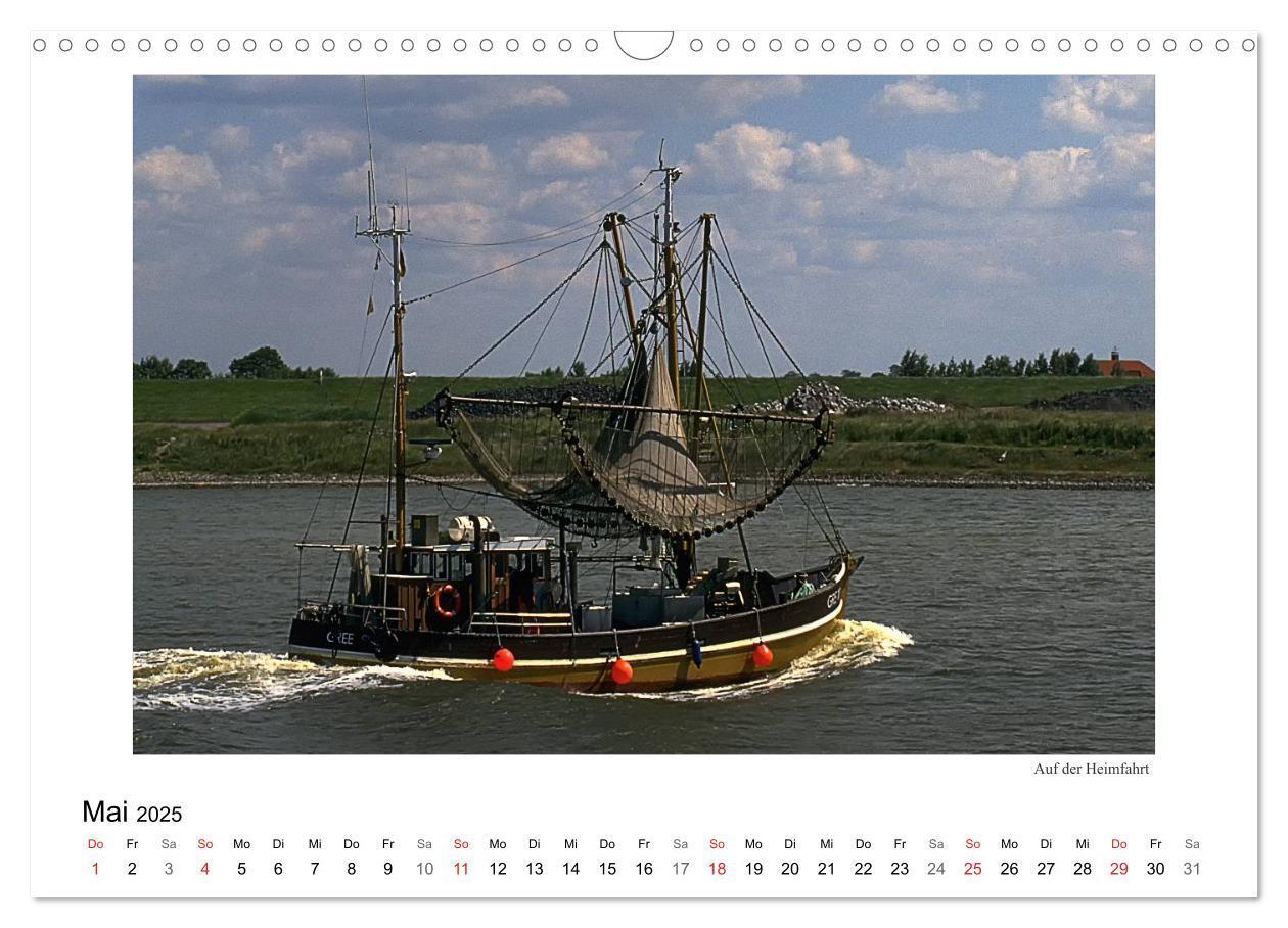 Bild: 9783435832392 | Krabbenkutter in Ostfriesland (Wandkalender 2025 DIN A3 quer),...