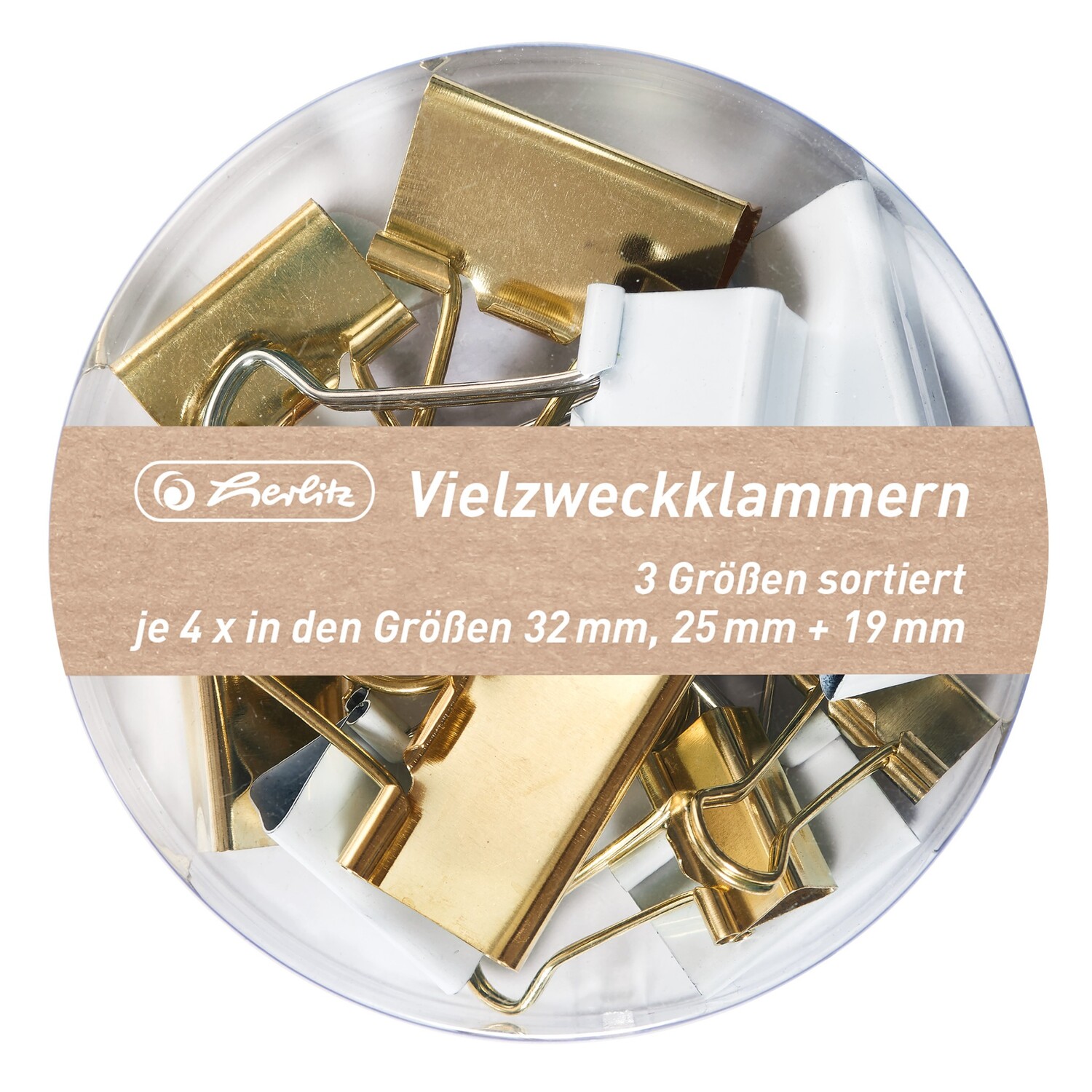 Cover: 4008110574417 | Herlitz Vielzweckklammern Pure Glam 3 Größen | Herlitz Pure Glam