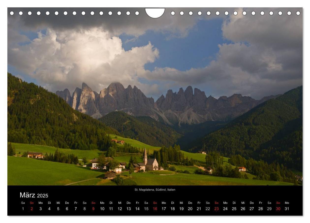 Bild: 9783435649709 | Alpen (Wandkalender 2025 DIN A4 quer), CALVENDO Monatskalender | 2025