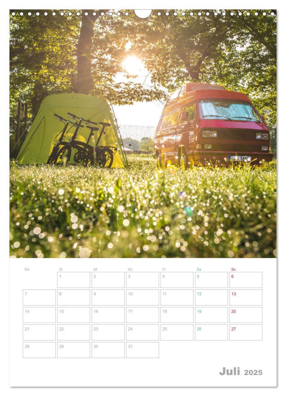 Bild: 9783435923144 | CAMPING-GLÜCK - Dein Urlaubsplaner (Wandkalender 2025 DIN A3 hoch),...