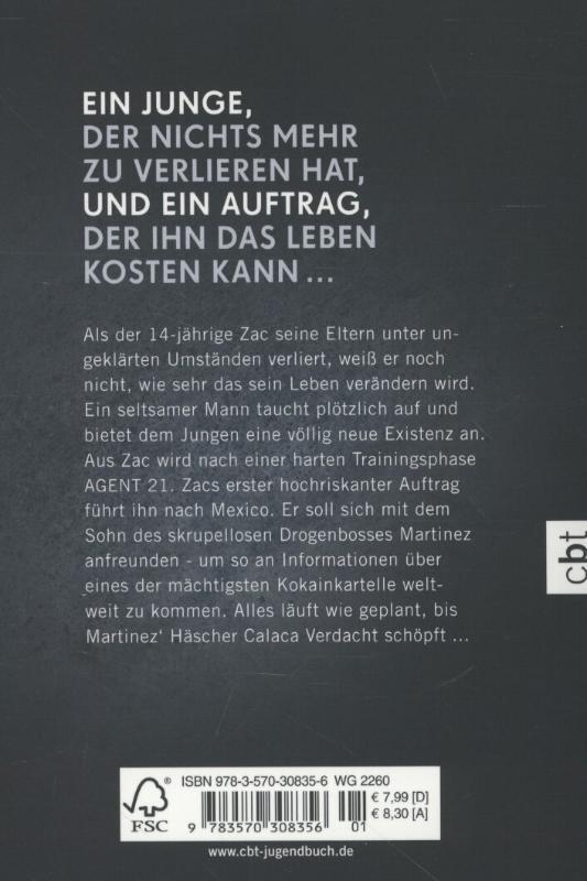 Rückseite: 9783570308356 | Agent 21 Band 01 - Im Zeichen des Todes | Chris Ryan | Taschenbuch