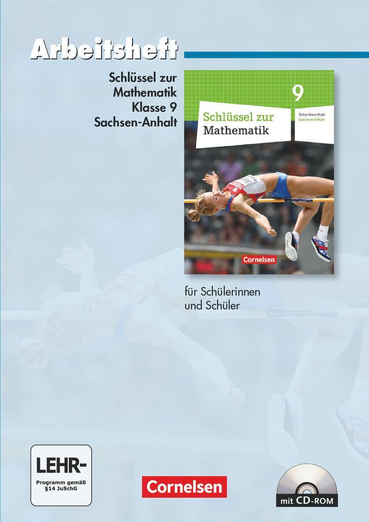 Cover: 9783060045570 | Schlüssel zur Mathematik 9. Schuljahr. Arbeitsheft mit eingelegten...