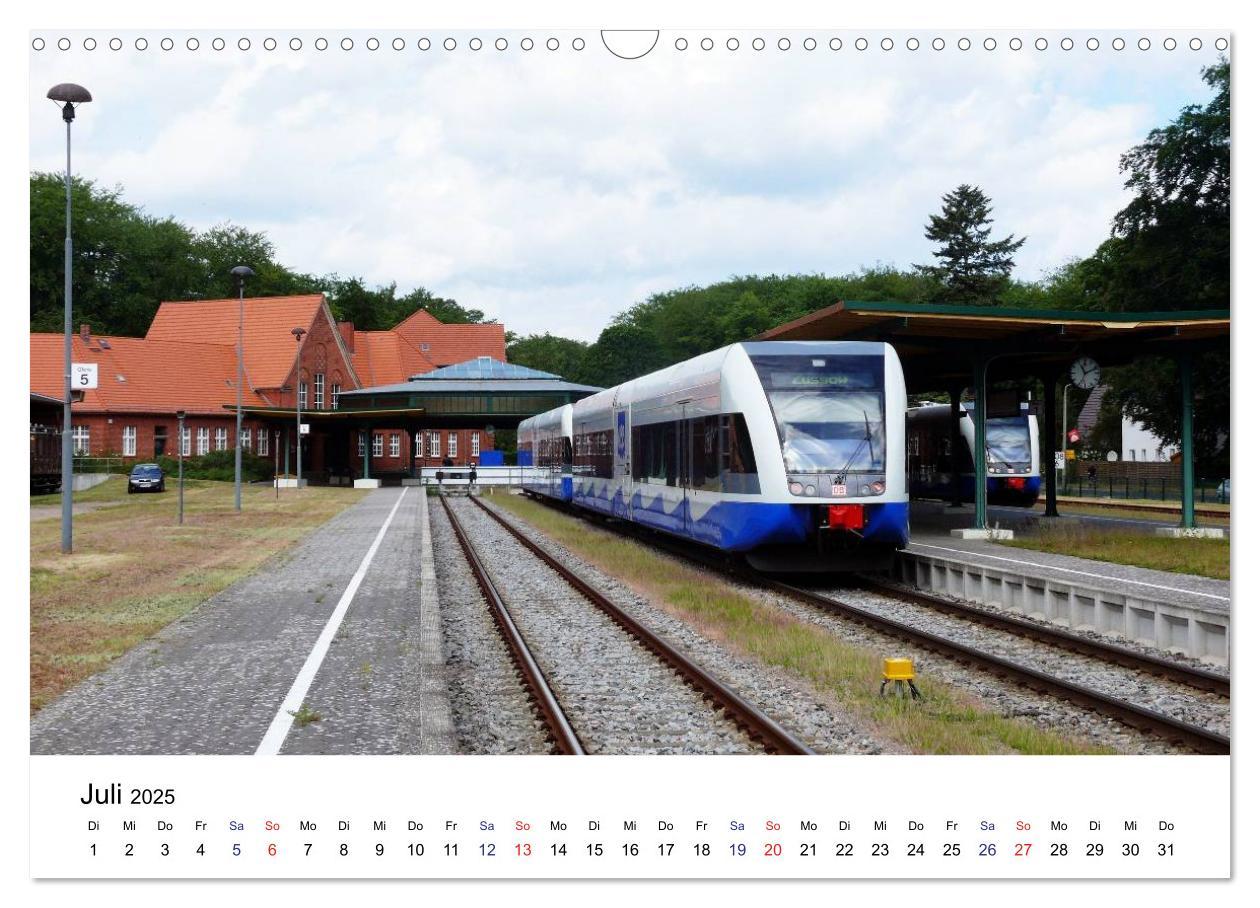 Bild: 9783435501328 | Eisenbahnen auf Usedom (Wandkalender 2025 DIN A3 quer), CALVENDO...