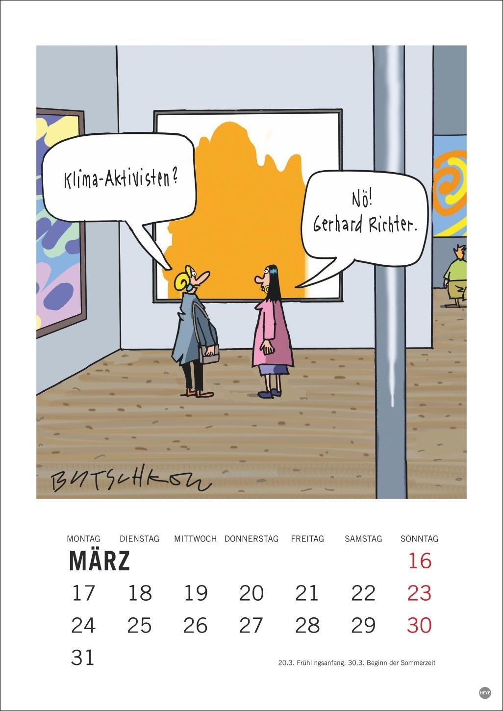 Bild: 9783756408665 | Peter Butschkow: Cartoon-Kracher Halbmonatskalender 2025 | Kalender