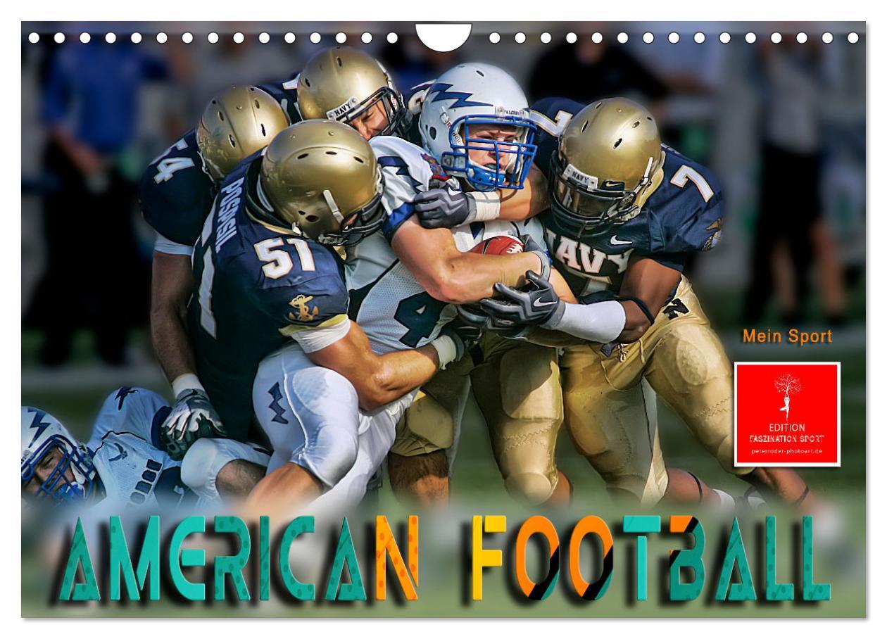 Cover: 9783383933257 | American Football - mein Sport (Wandkalender 2025 DIN A4 quer),...