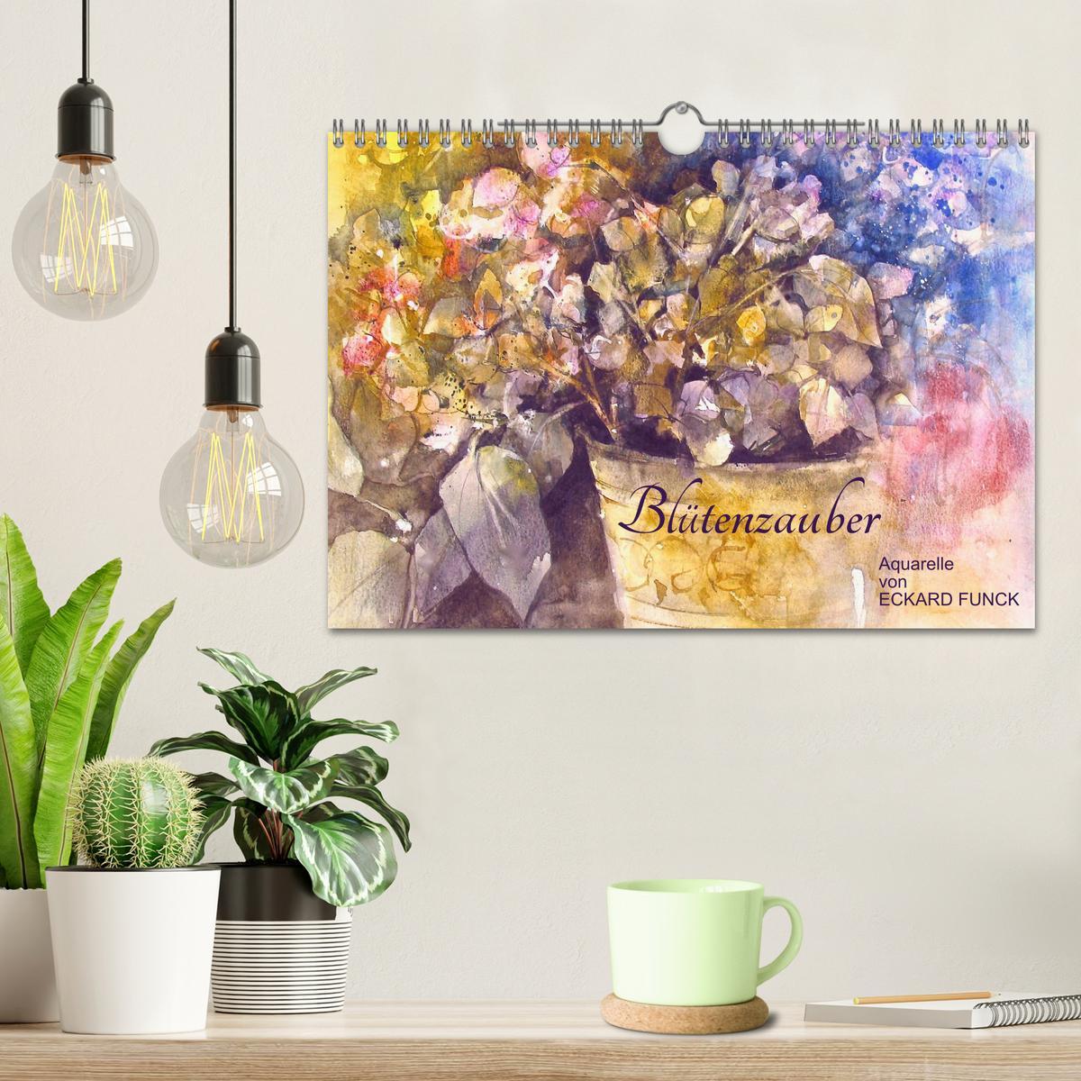 Bild: 9783435545643 | Blütenzauber - Aquarelle von ECKARD FUNCK (Wandkalender 2025 DIN A4...