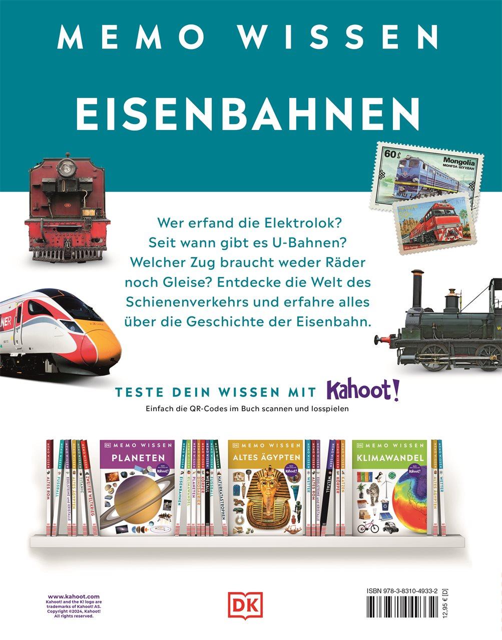 Rückseite: 9783831049332 | memo Wissen. Eisenbahnen | John Coiley | Buch | 72 S. | Deutsch | 2024