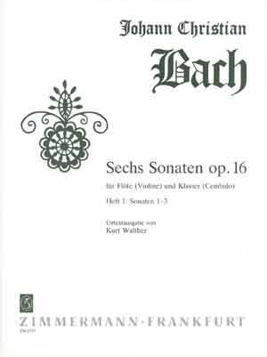 Cover: 9790010272108 | Sonaten(6) 1 Op.16 (J.C.) | Johann Sebastian Bach | Buch