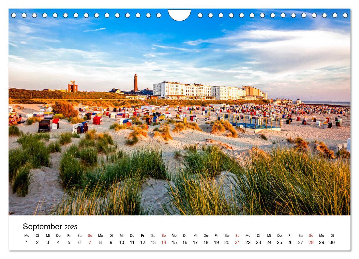 Bild: 9783435495023 | Borkum - Inselblicke (Wandkalender 2025 DIN A4 quer), CALVENDO...