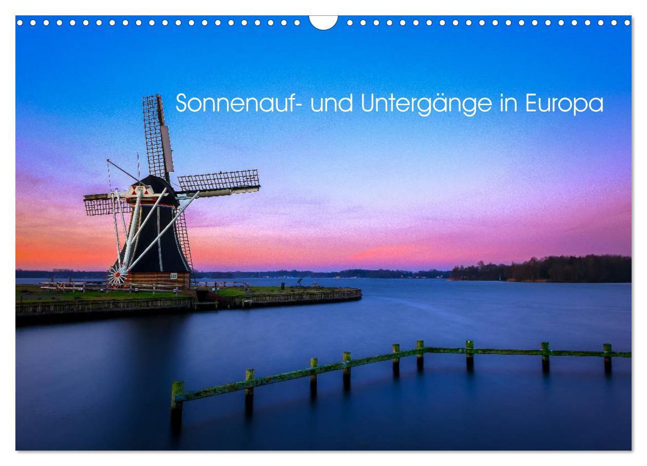 Cover: 9783435560349 | Sonnenauf- und Untergänge in Europa (Wandkalender 2025 DIN A3...