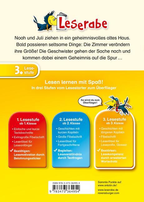 Bild: 9783473364954 | Das Zauberhaus - Leserabe 3. Klasse - Erstlesebuch für Kinder ab 8...