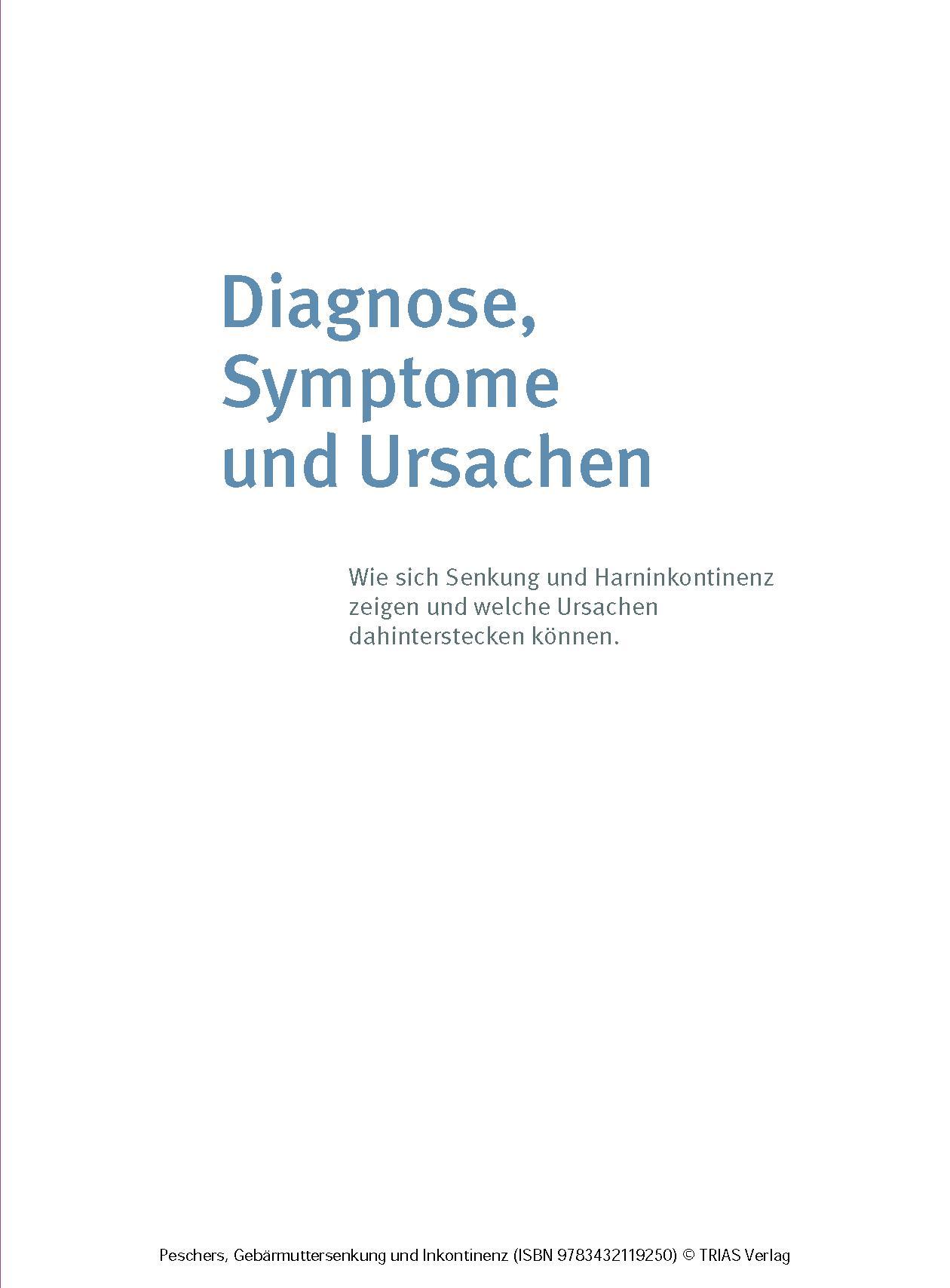 Bild: 9783432119250 | Frauengesundheit: Gebärmuttersenkung und Inkontinenz | Ursula Peschers