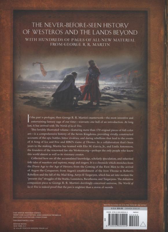 Rückseite: 9780553805444 | The World of Ice and Fire | George R. R. Martin (u. a.) | Buch | 2014