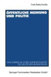 Cover: 9783531127637 | Öffentliche Meinung und Politik | Frank Brettschneider | Taschenbuch