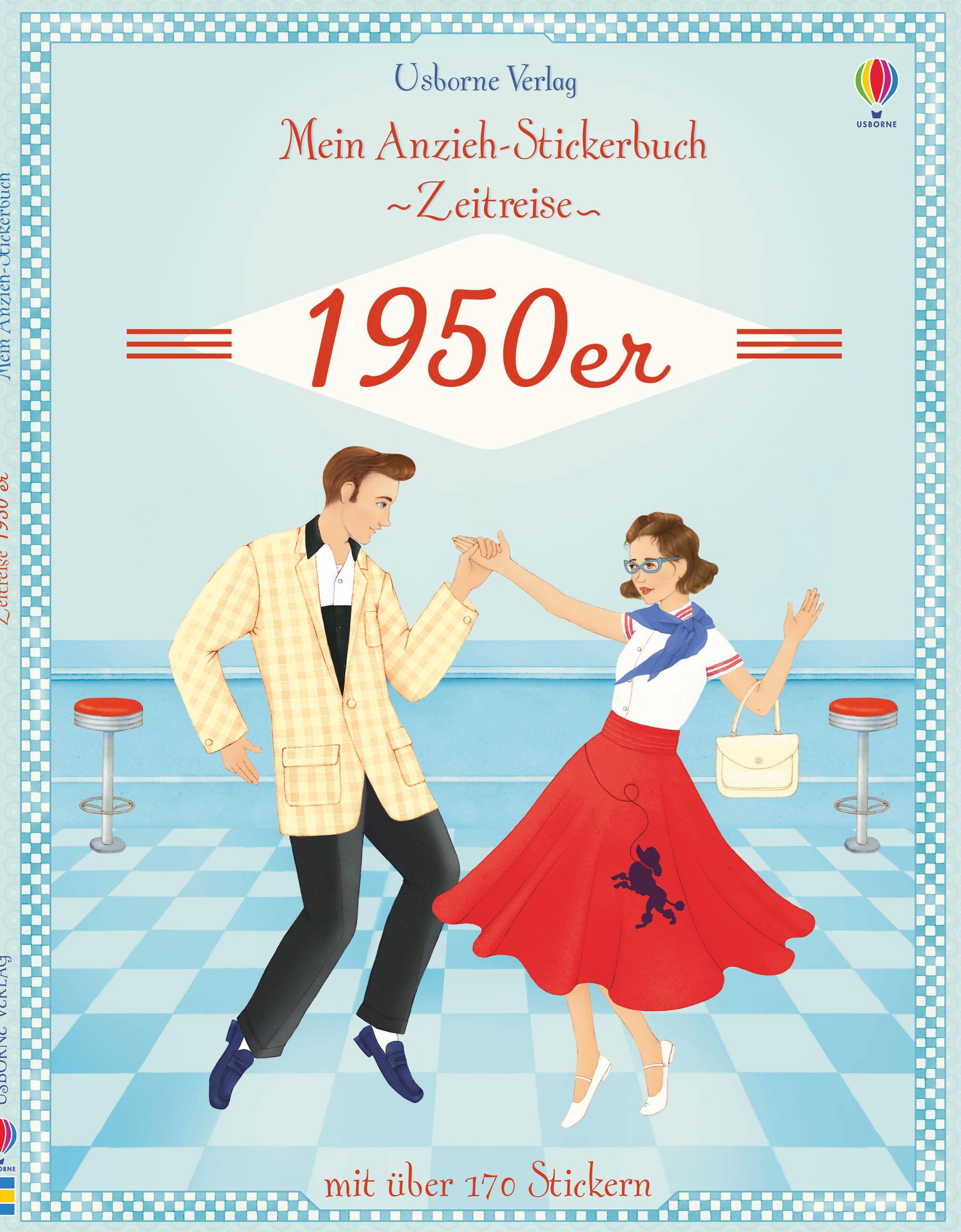 Cover: 9781782322382 | Mein Anzieh-Stickerbuch Zeitreise: 1950er | Megan Cullis | Broschüre