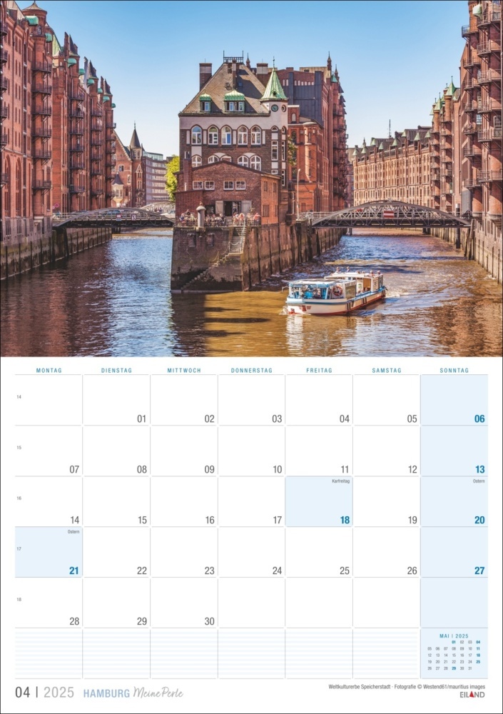 Bild: 9783964023445 | Hamburg ...meine Perle Kalender 2025 | Kalender | 13 S. | Deutsch