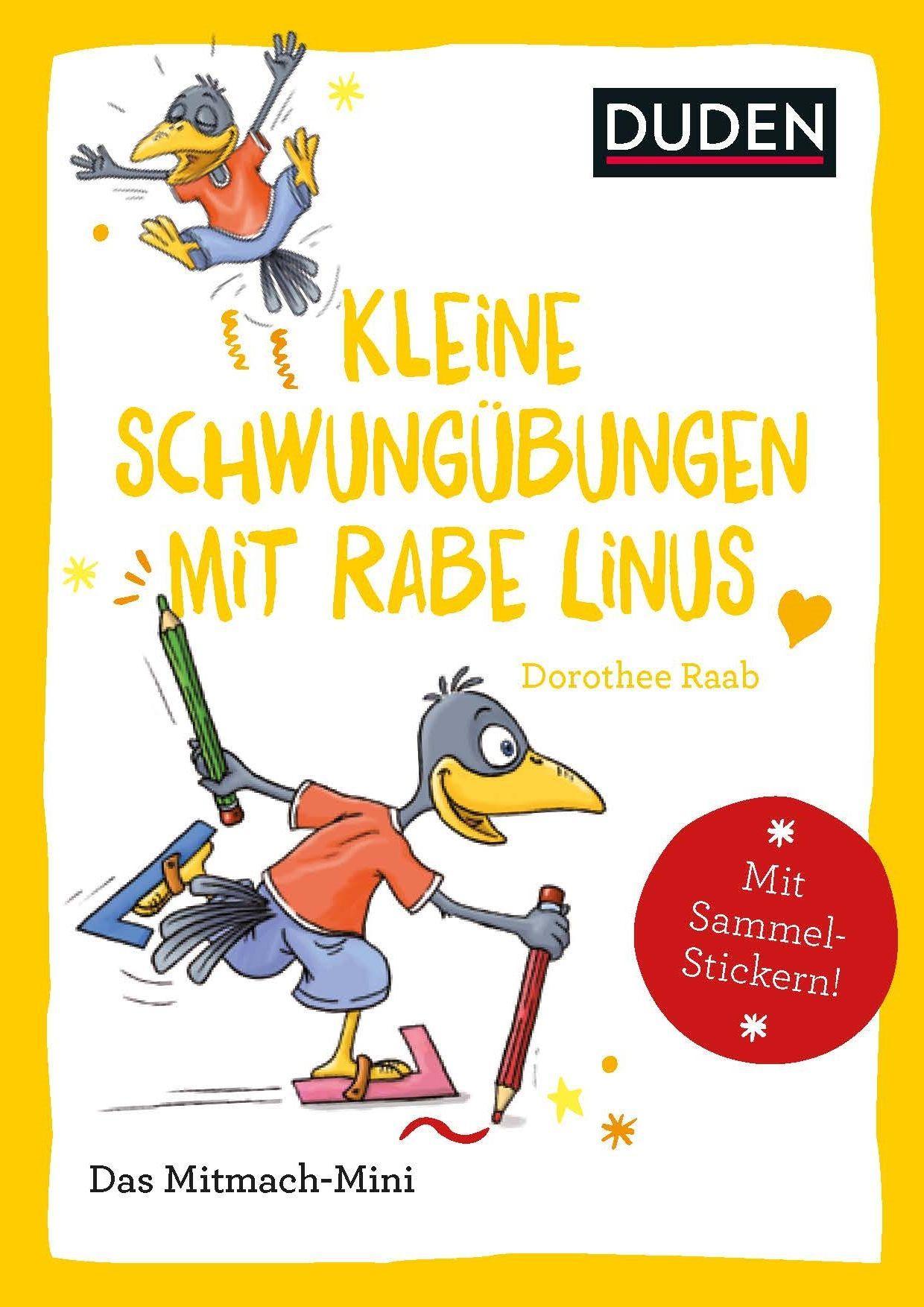 Cover: 9783411850327 | Duden Minis (Band 33) - Kleine Schwungübungen mit Rabe Linus | Raab