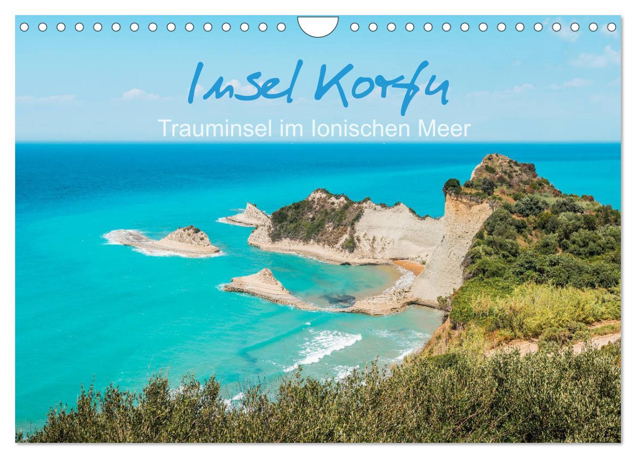 Cover: 9783435109241 | Insel Korfu - Trauminsel im Ionischen Meer (Wandkalender 2025 DIN...