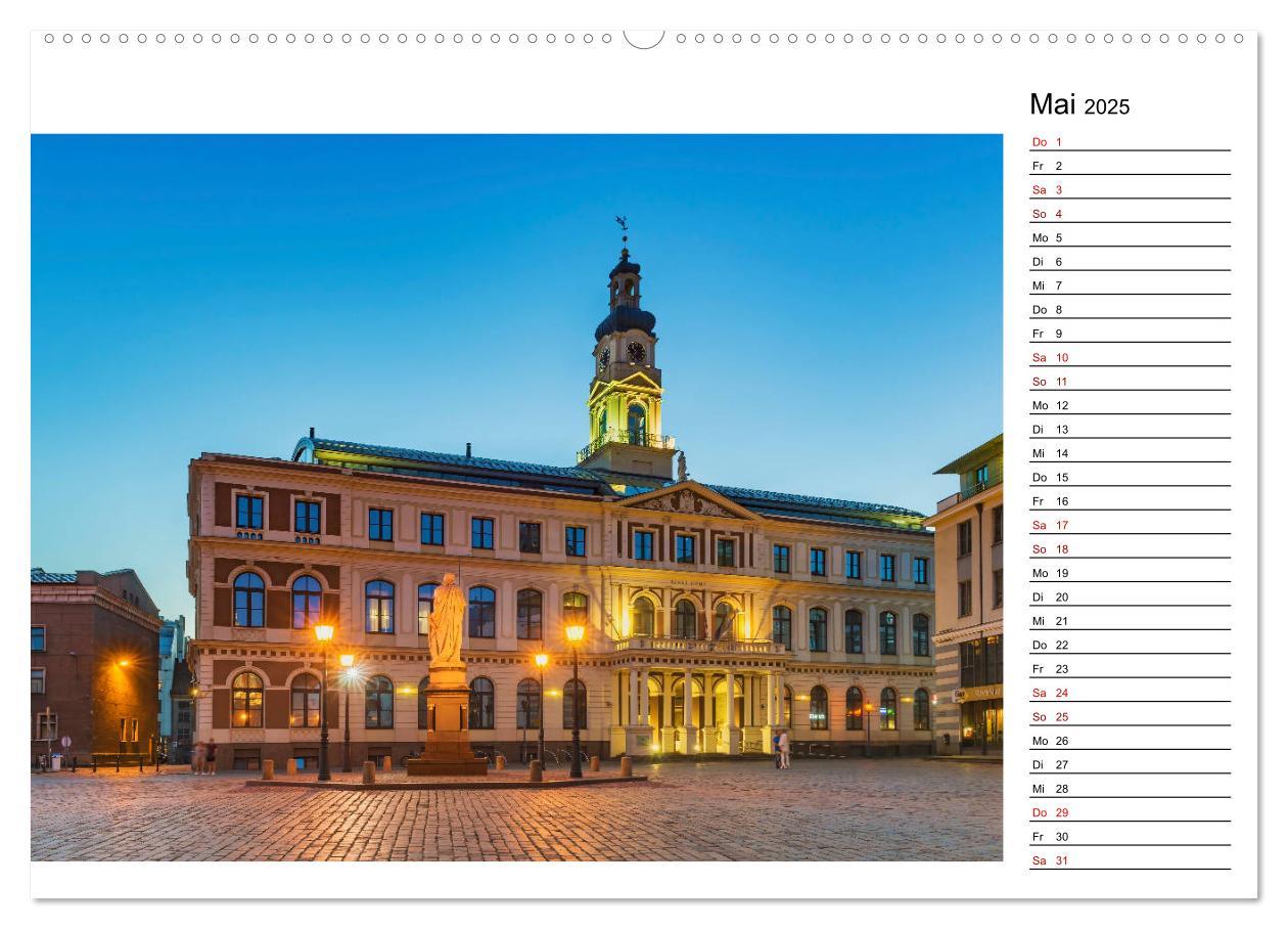 Bild: 9783435427024 | Ein Wochenende in Riga (Wandkalender 2025 DIN A2 quer), CALVENDO...