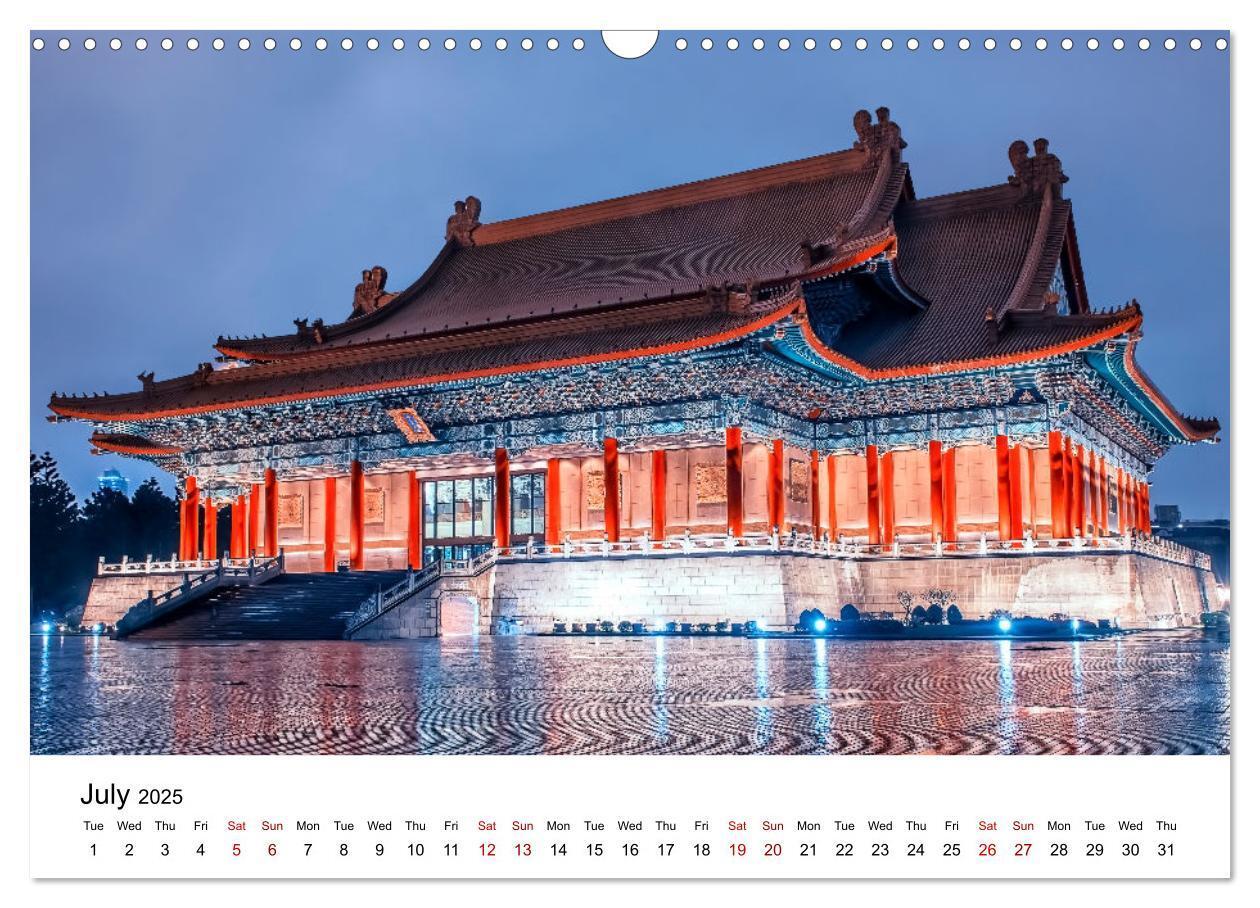 Bild: 9781325838349 | A Journey In Taipei (Wall Calendar 2025 DIN A3 landscape), CALVENDO...