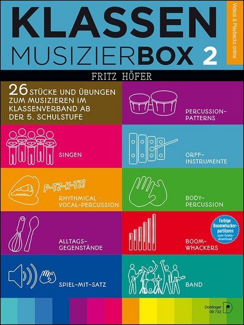 Cover: 9783902667595 | Klassenmusizierbox. Bd.2 | Fritz Höfer | 2015 | Doblinger