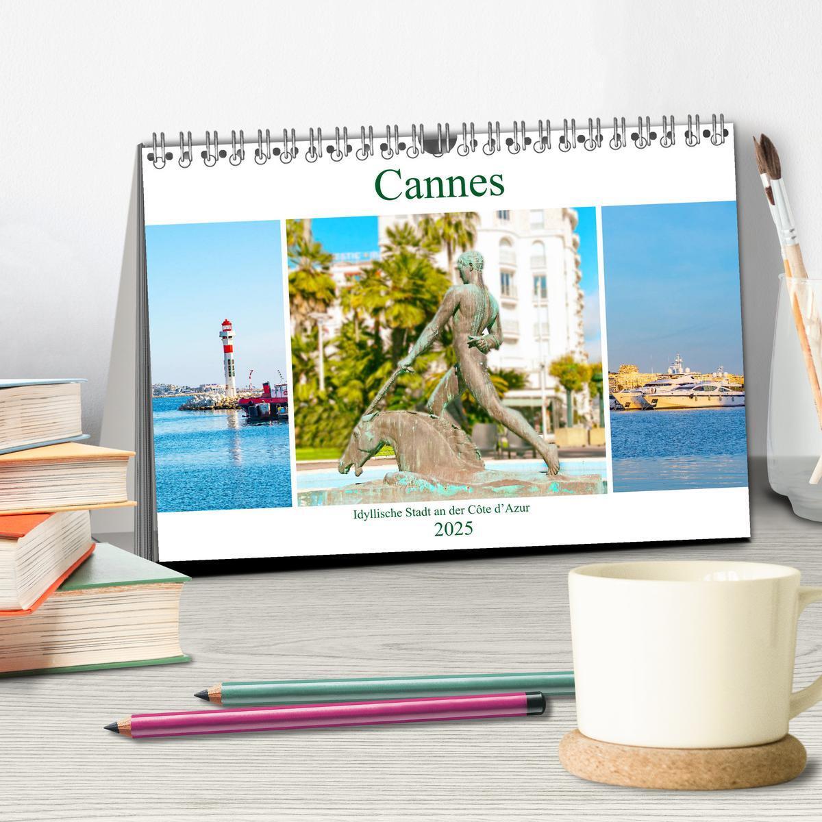 Bild: 9783435125012 | Cannes - idyllische Stadt an der Côte d¿Azur (Tischkalender 2025...