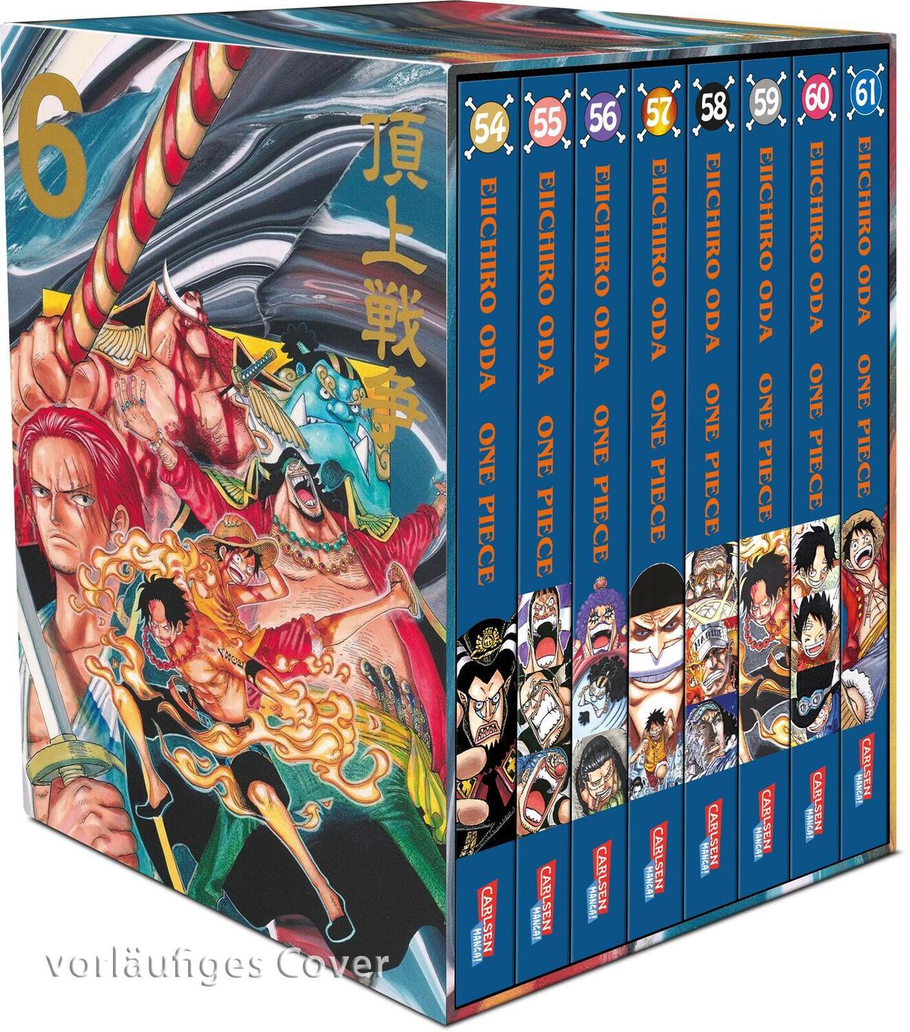 Cover: 9783551802064 | One Piece Sammelschuber 6: Marine Ford (inklusive Band 54-61) | Oda