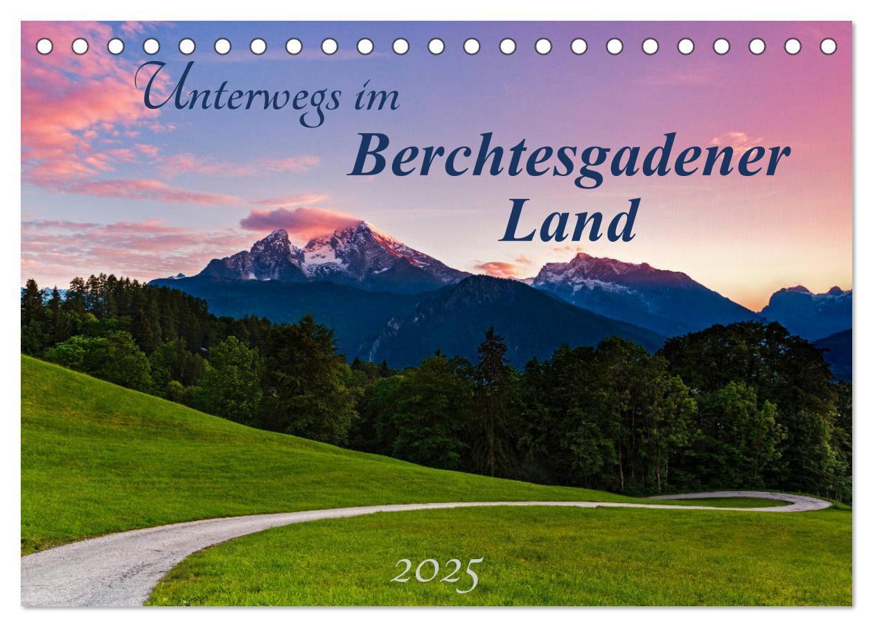 Cover: 9783435451272 | Unterwegs im Berchtesgadener Land 2025 (Tischkalender 2025 DIN A5...