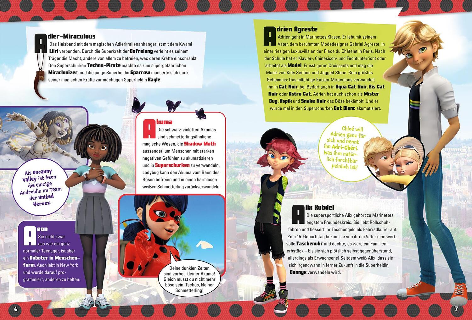 Bild: 9783833242366 | Das große Miraculous-Lexikon - Alles über Ladybug und ihre Welt von...