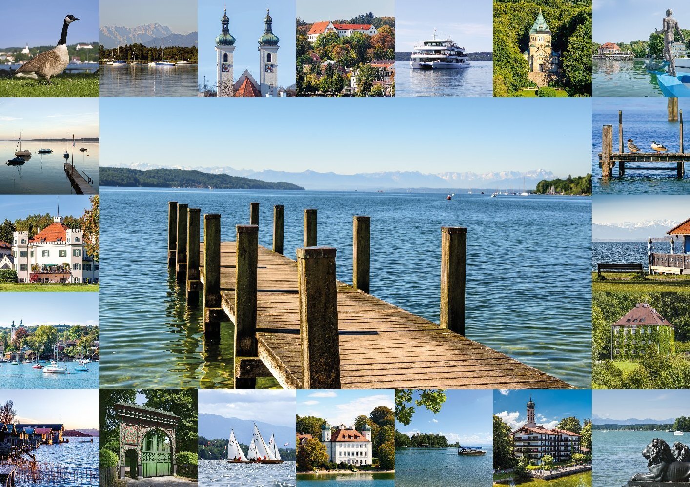 Bild: 4260472860557 | Starnberger See Puzzle | 1000 Teile | Tanja Philippeit | Spiel | 2021