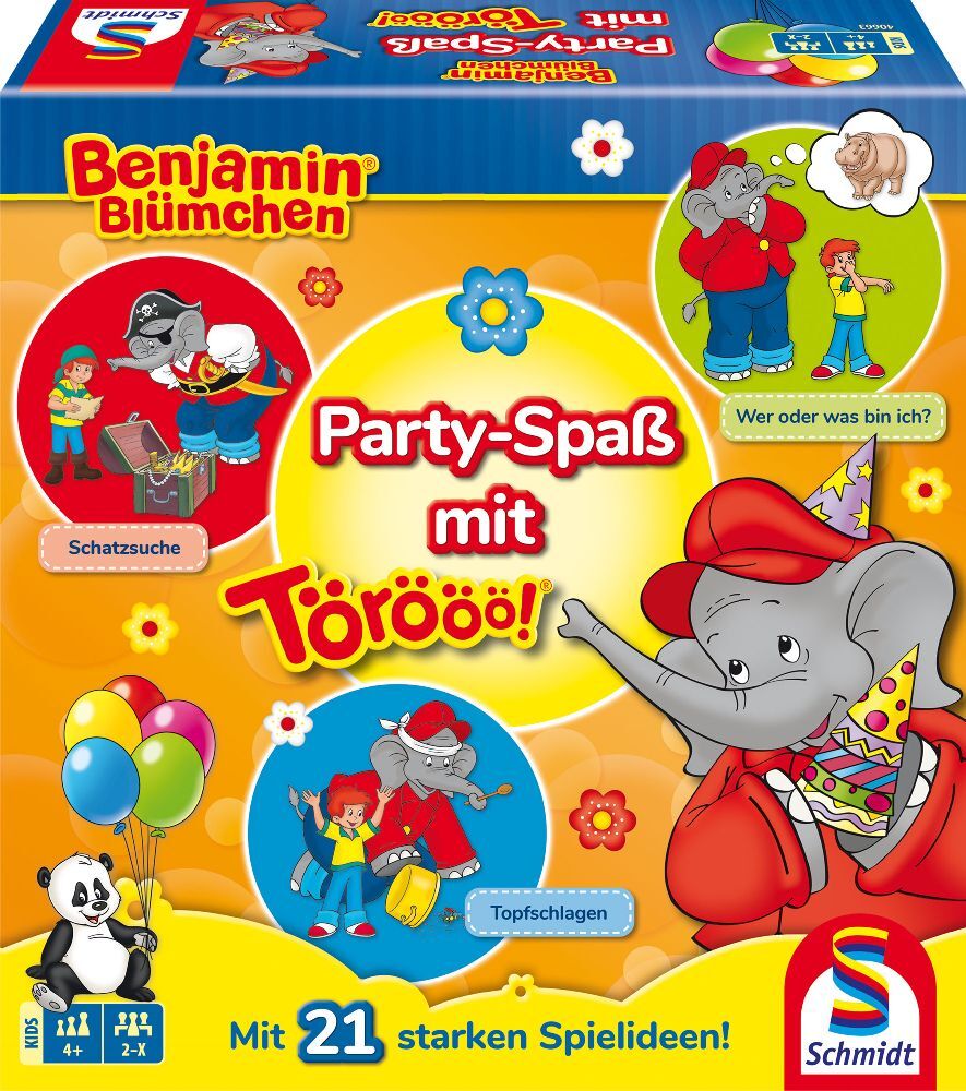 Cover: 4001504406639 | Benjamin Blümchen, Party-Spaß mit Törööö! | Spiel | Schachtel | 40663