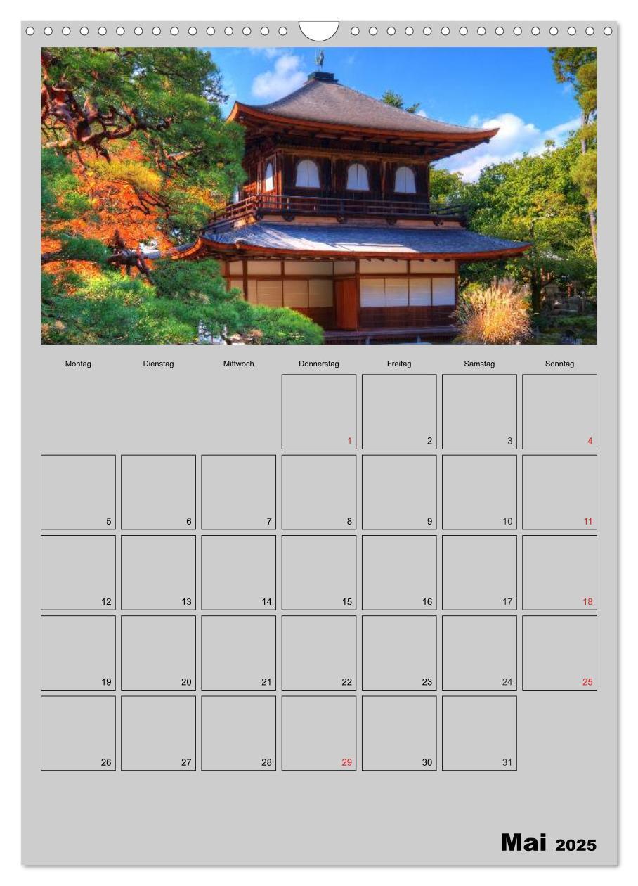 Bild: 9783457035337 | Wundervolles Japan (Wandkalender 2025 DIN A3 hoch), CALVENDO...