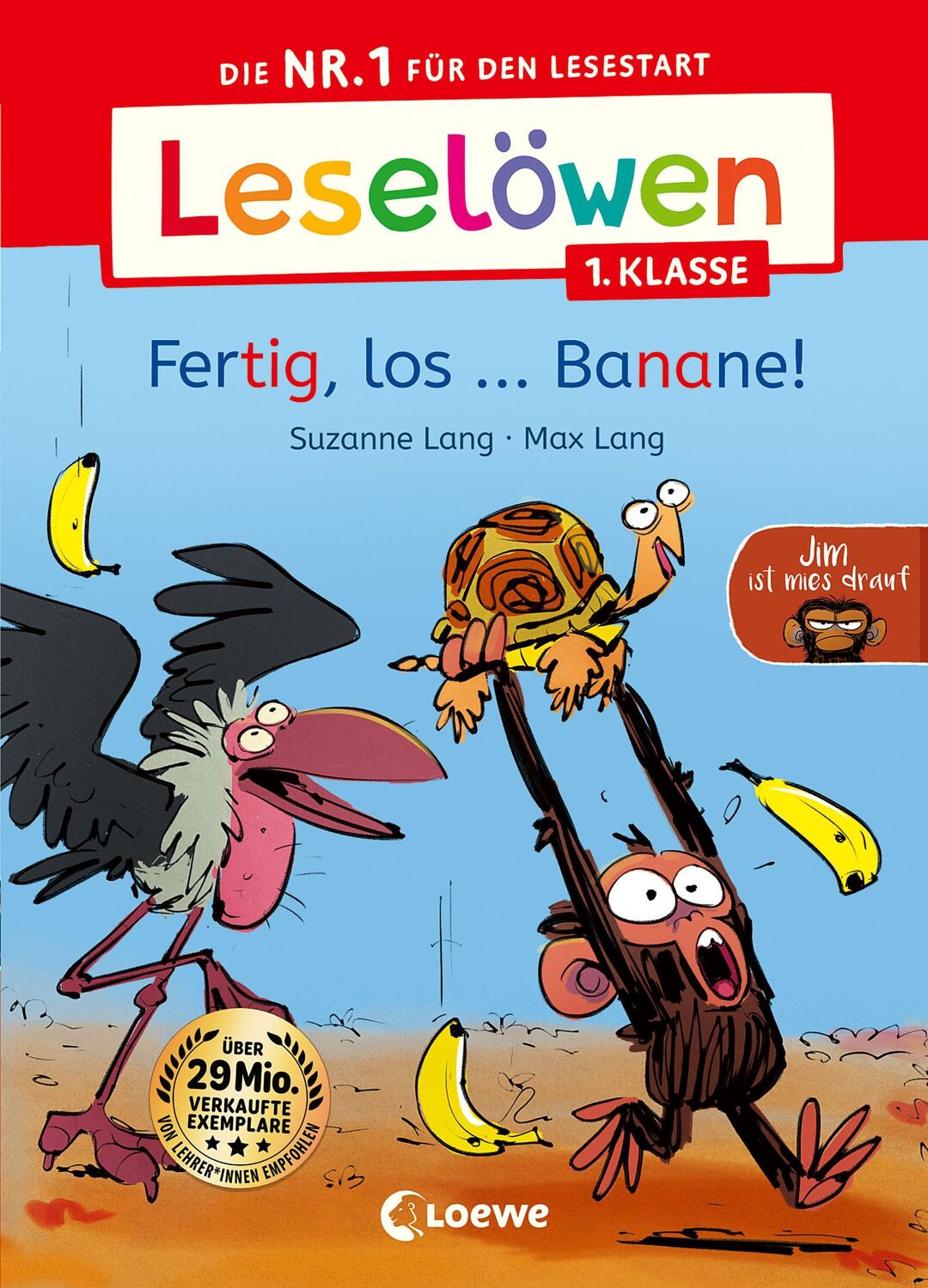 Cover: 9783743213722 | Leselöwen 1. Klasse - Jim ist mies drauf - Fertig, los ... Banane!