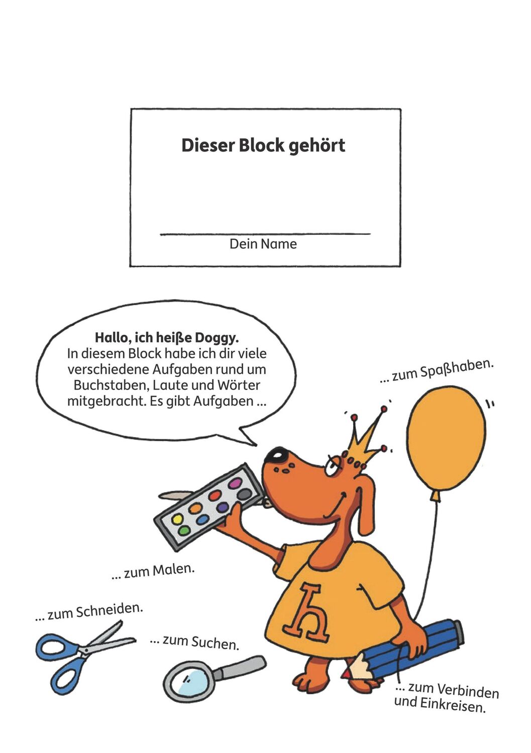 Bild: 9783881006286 | Vorschulblock - Buchstaben und Laute ab 5 Jahre, A5-Block | Maier