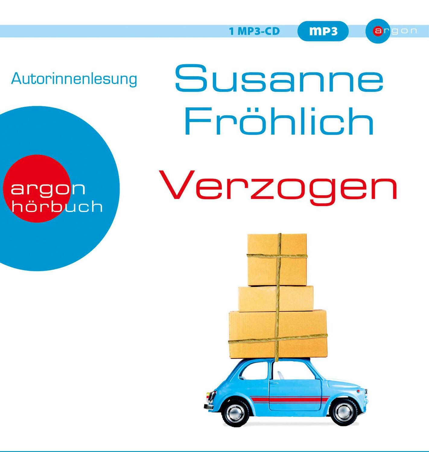 Cover: 9783839894088 | Verzogen | Susanne Fröhlich | MP3 | Ein Andrea Schnidt Roman | Deutsch