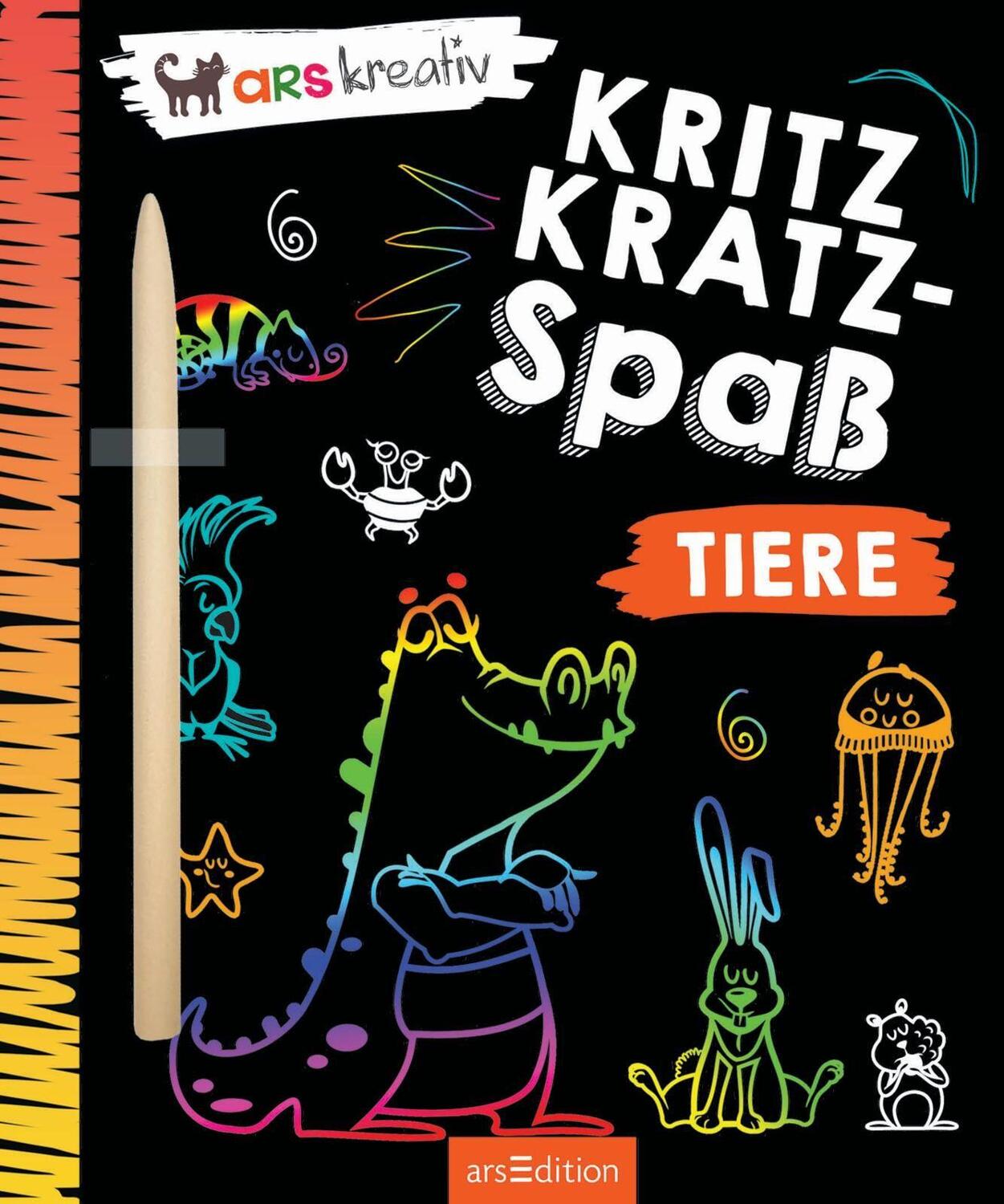 Bild: 9783845841045 | Kritzkratz-Spaß Tiere | Taschenbuch | Spiralbindung | 36 S. | Deutsch