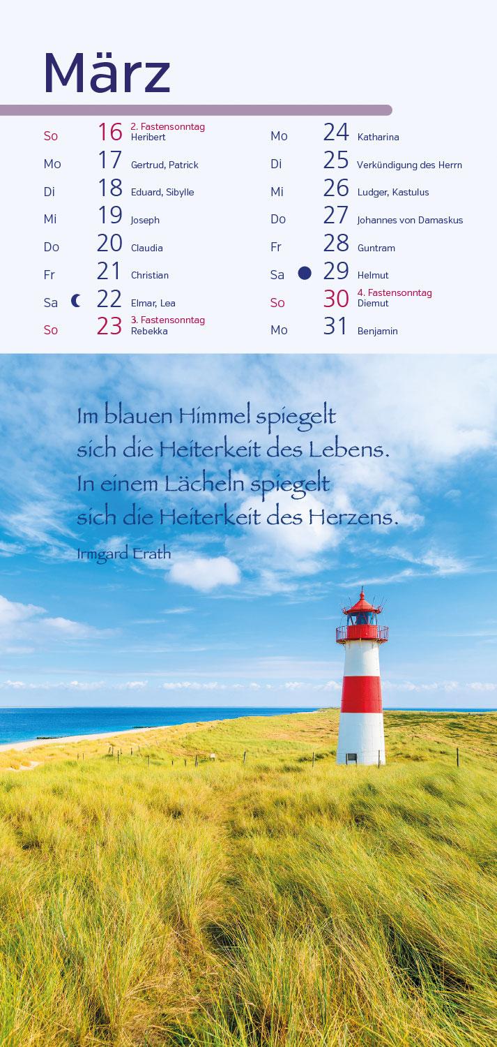 Bild: 9783957482426 | Worte und Gedanken 2025 | Kalender | 25 S. | Deutsch | 2025