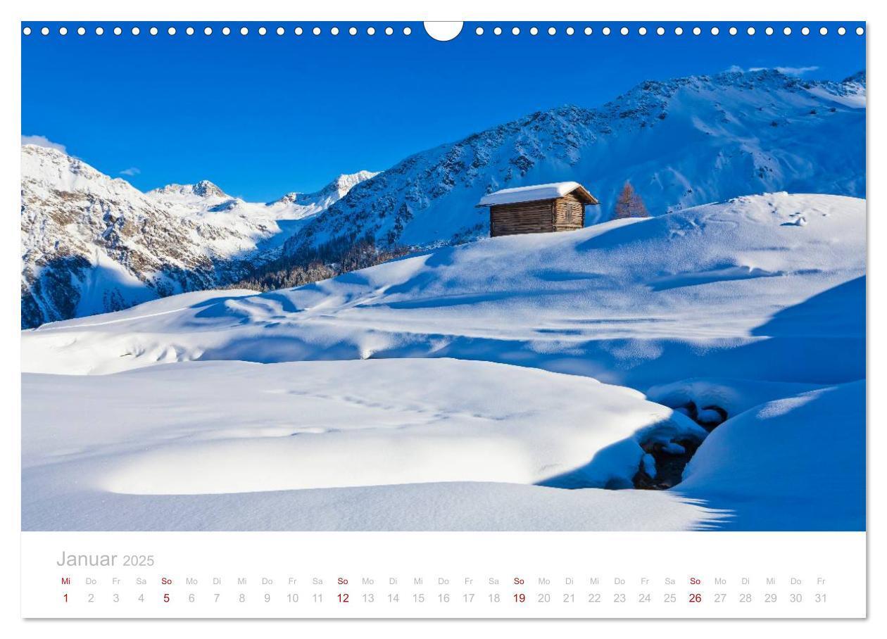 Bild: 9783435775705 | Graubünden Engadin 2025 (Wandkalender 2025 DIN A3 quer), CALVENDO...