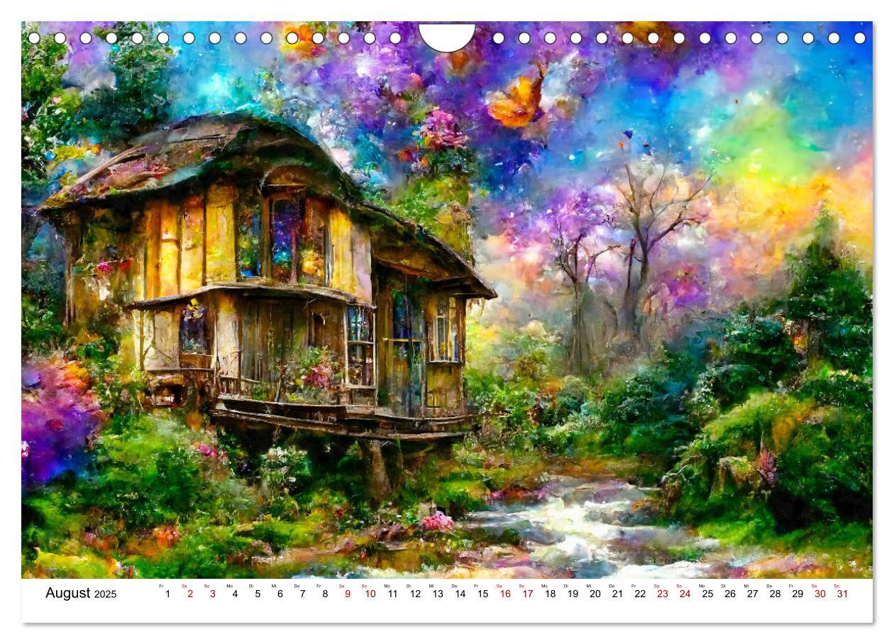 Bild: 9783383934599 | Fantasie Cottages - Ein Jahr durch die Märchenwelt (Wandkalender...