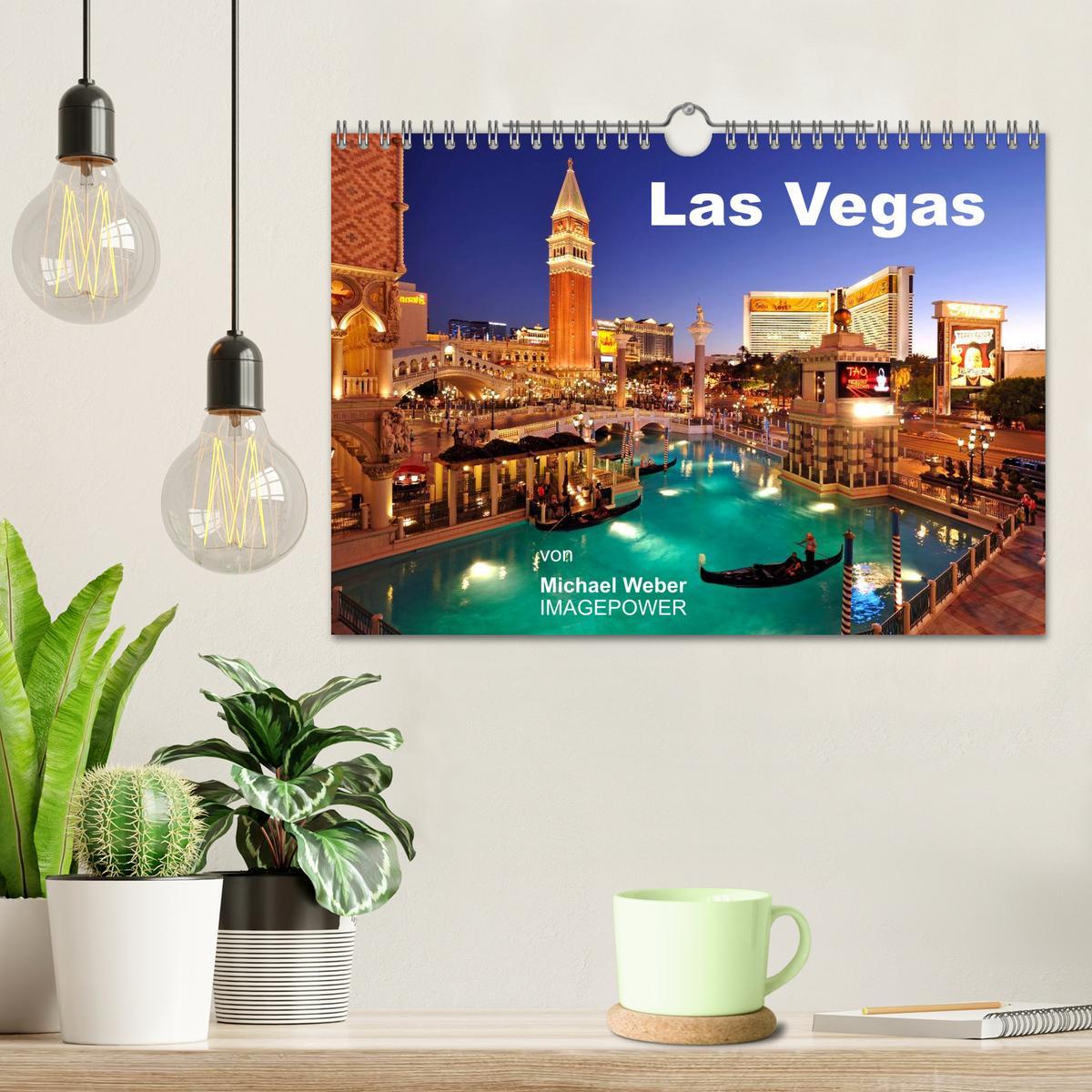 Bild: 9783435840366 | Las Vegas (Wandkalender 2025 DIN A4 quer), CALVENDO Monatskalender