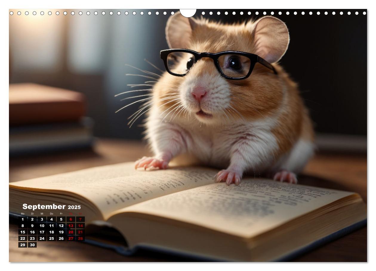 Bild: 9783383839214 | Hamstertage (Wandkalender 2025 DIN A3 quer), CALVENDO Monatskalender