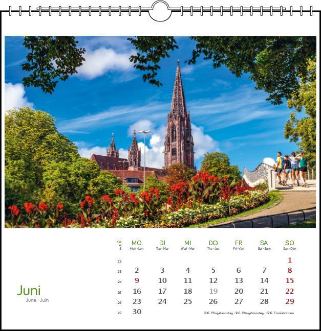 Bild: 9783861924142 | Freiburg 2025 | Postkarten-Tischkalender | Clemens Emmler | Kalender