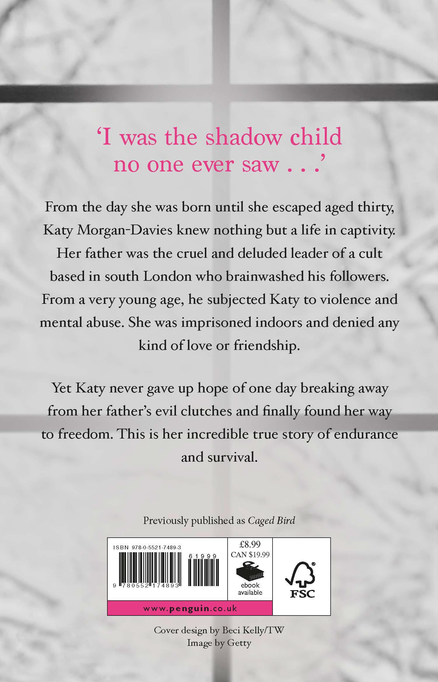 Rückseite: 9780552174893 | The Girl in the Shadows | My Life in a Cult | Katy Morgan-Davies