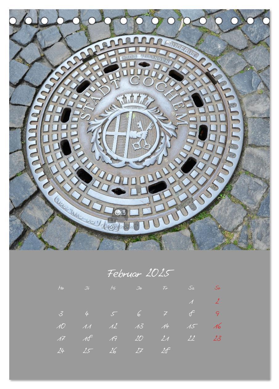 Bild: 9783435951321 | Faszination Kanaldeckel (Tischkalender 2025 DIN A5 hoch), CALVENDO...