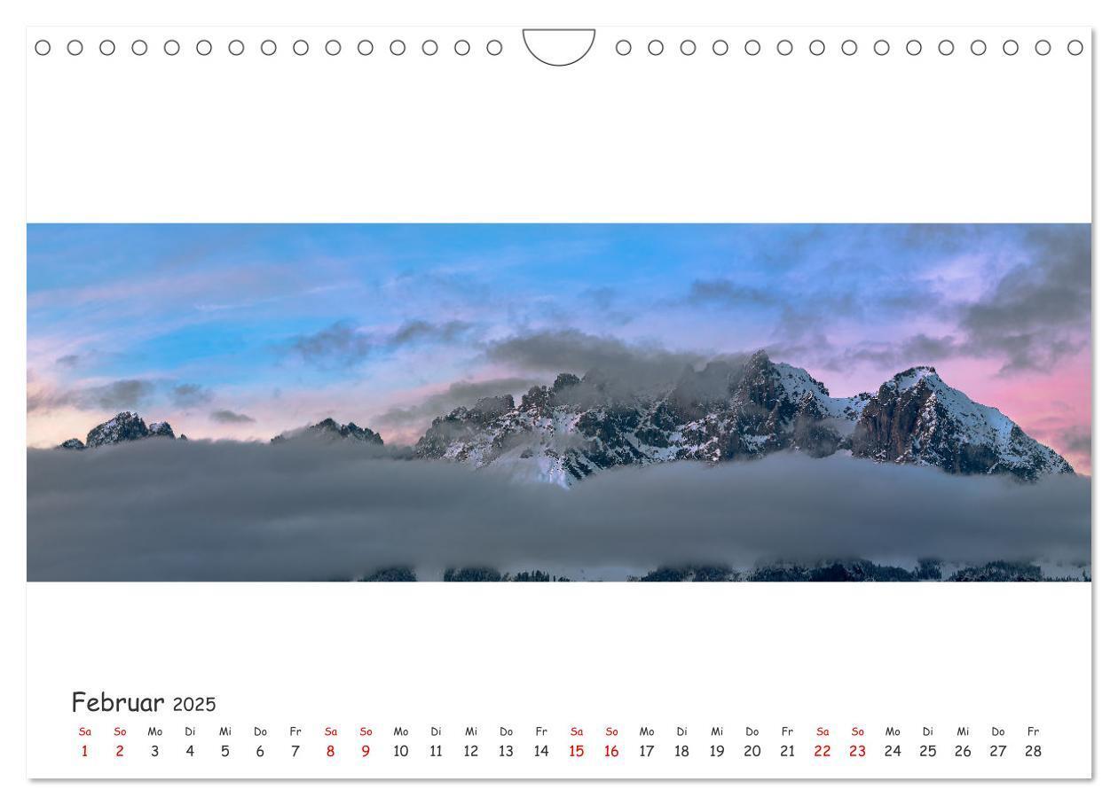 Bild: 9783383988639 | Wilder Kaiser Panorama 2025 (Wandkalender 2025 DIN A4 quer),...