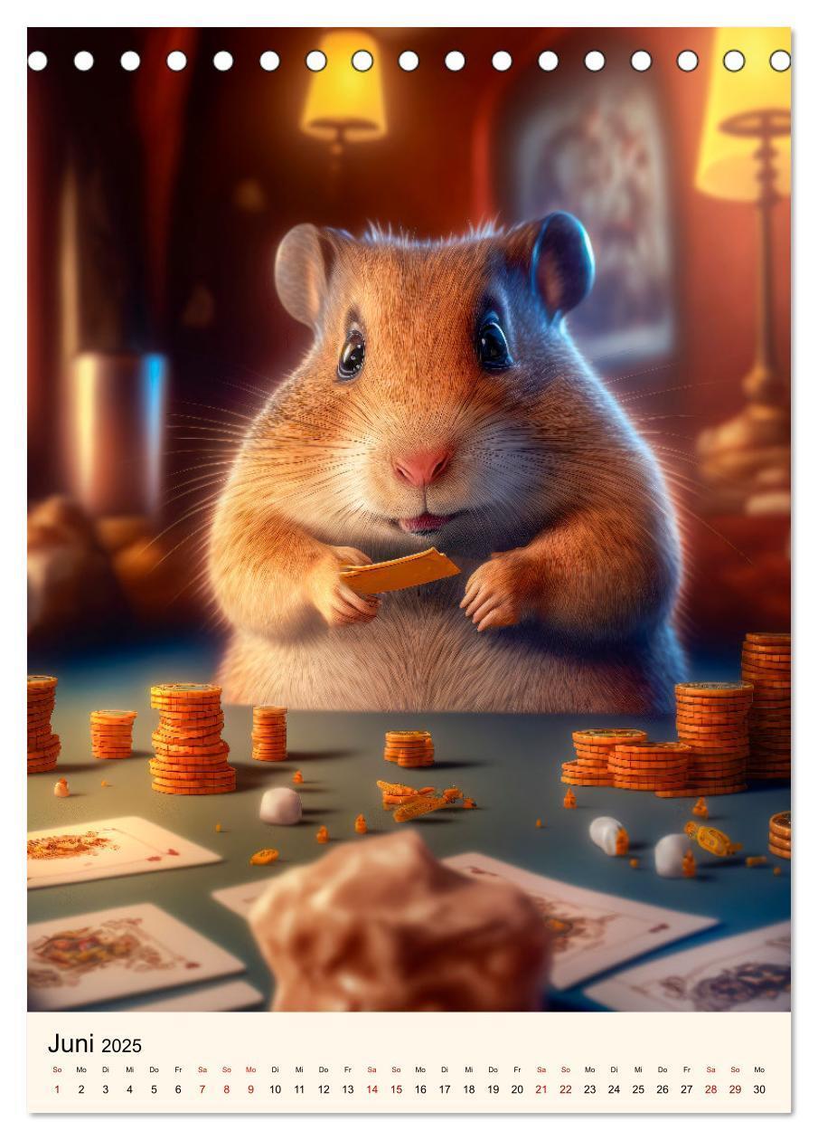 Bild: 9783435885084 | Was für ein Hamster (Tischkalender 2025 DIN A5 hoch), CALVENDO...