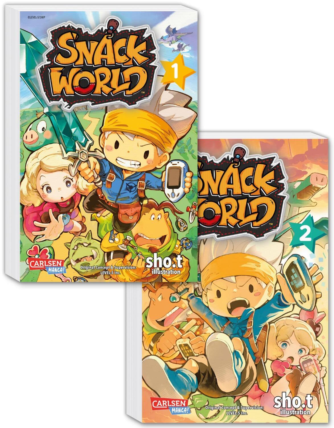 Cover: 9783551021403 | Snack World Komplettpack 1-2 | Level-5 (u. a.) | Box | The Snack World